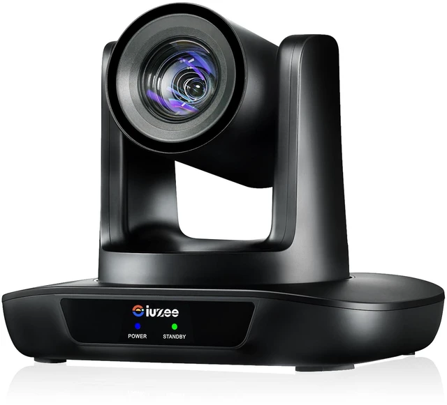 Main image of iuZee AI Auto Tracking PTZ Camera 3G-SDI/USB3.0/HDMI/LAN IP PoE Live Streaming 20X Optical and 8X Digital Zoom Camera 1080P 60FPS for Church Services Worship Education Events vMix OBS YouTube