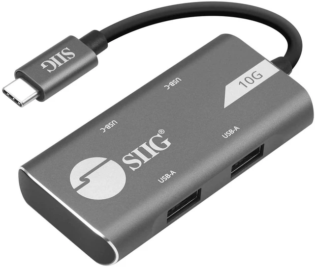 Main image of SIIG USB-C Hub, 10Gbps, JU-H40G11-S1
