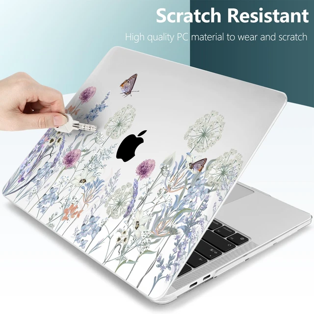 Alt view image 4 of 5 - TWOLSKOO Compatible with MacBook Pro 13 inch Case 2023-2016 A2338 M2/M1 A2251 A2289 A2159 A1989 A1706, Plastic Hard Shell Cover & Keyboard Skin & Screen Protector, Dandelions