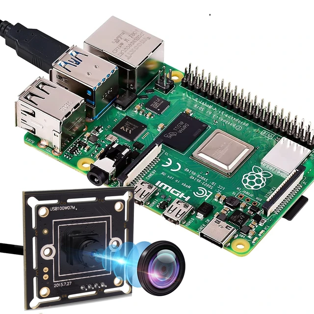 Alt view image 4 of 5 - IFWATER 720P USB Camera Module Super Mini 45 Degree M7 Low Distortion Lens USB Camera Module for Opencv Raspberry Pi USB2.0 High Speed CCTV PC Camera Plug and Play for Windows Linux Mac OS Android