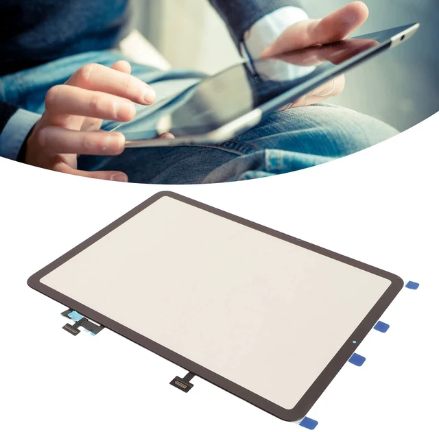 Alt view image 5 of 5 - for iOS Tablet Air 4 4th Gen 2020 10.9 inch(A2316) Digitizer Replacement, Front Tempered Glass Replacement Parts (Not LCD) with IC Chip and Home
