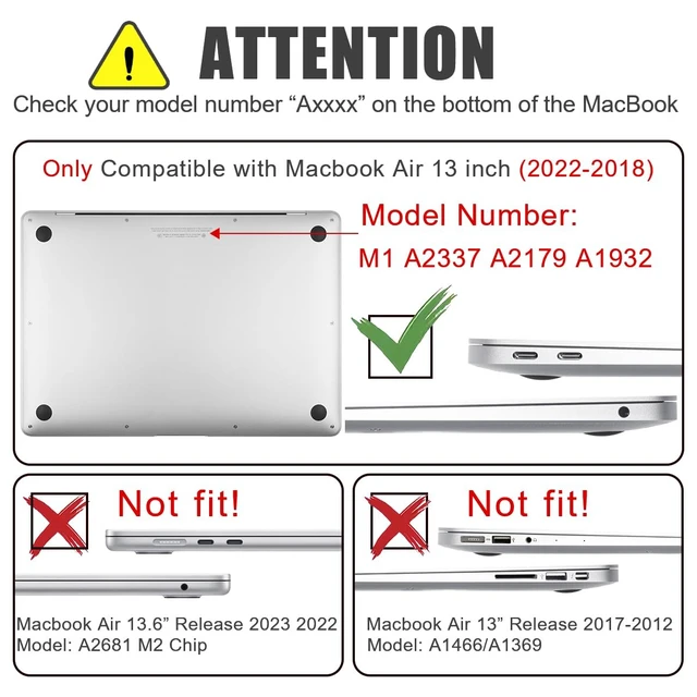 Alt view image 2 of 5 - YSCLBAHUKE Compatible with MacBook Air 13 inch Case 2021 2020-2018 M1 A2337 A2179 A1932 Retina, Hard Shell Screen Protector&Trackpad Sticker&Keyboard Cover for 13.3" M1 MacColored Star