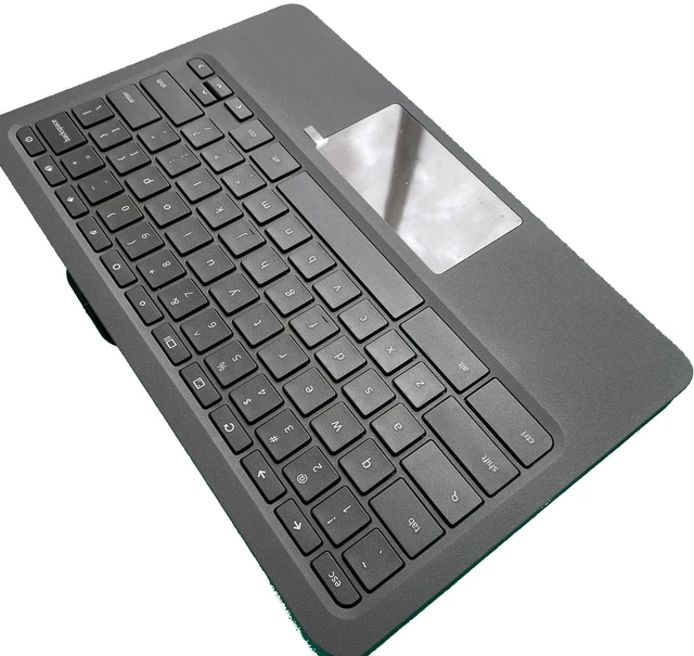Alt view image 4 of 5 - Replacement for HP Chromebook 11 G6 EE Laptop Upper Top Cover Case Palmrest Keyboard Touchpad Assembly Part L14921-001