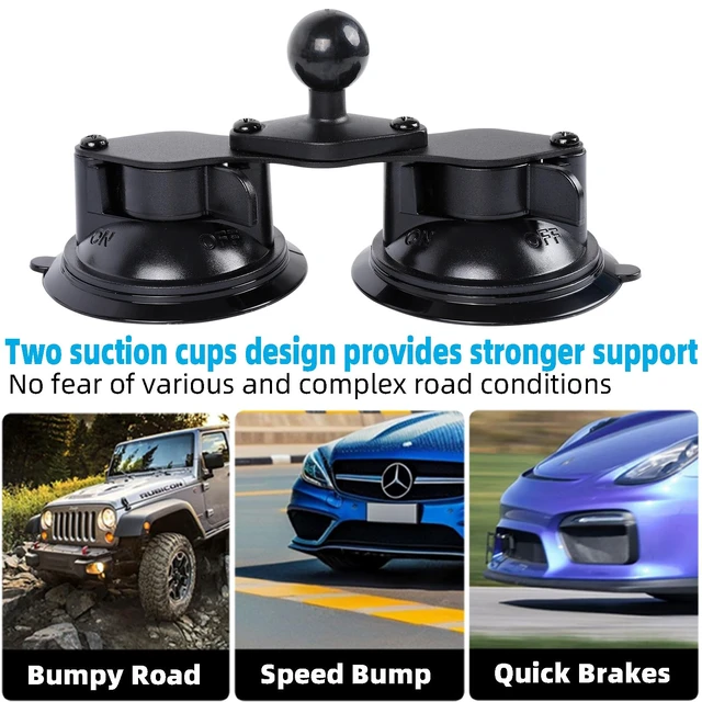 Alt view image 4 of 5 - FPN Dual Suction Cup Tablet Mount for Truck/Car, 13.4 Inch Aluminum Arm, 360 Adjustable 2-Stage Tablet Stand Holder, Compatible with iPad Pro/Air/Mini, Galaxy Tab and All 6.5-12.9" Tablets