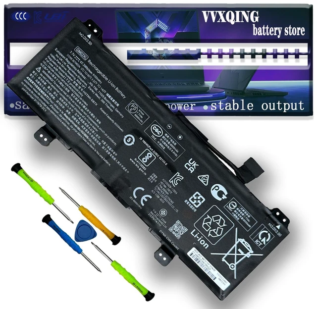 Main image of VVXQING 47.3Wh GM02XL HSTNN-DB7X 917725-855 Laptop Battery Compatible for HP Chromebook 14 G5 14-CA000NA 11 G6 G7 EE Chromebook X360 11 G1 Series Notebook 917679-271 HSTNN-UB7M