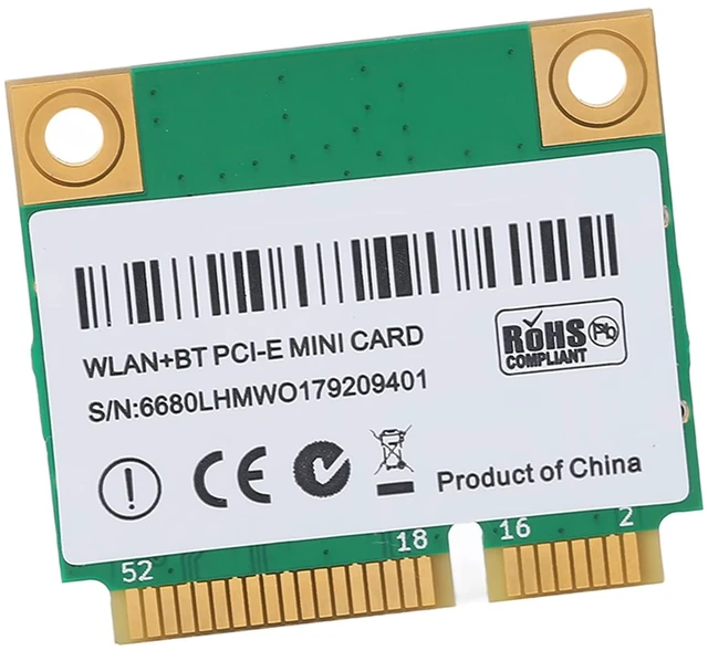 Alt view image 3 of 5 - AX210HMW Card, 6E 5G Triple Band Gigabit 6GHz Band PCB Net Card, with Mini PCIE Port, BT5.2 Lightweight Card, Only for WIN10 (64bit)