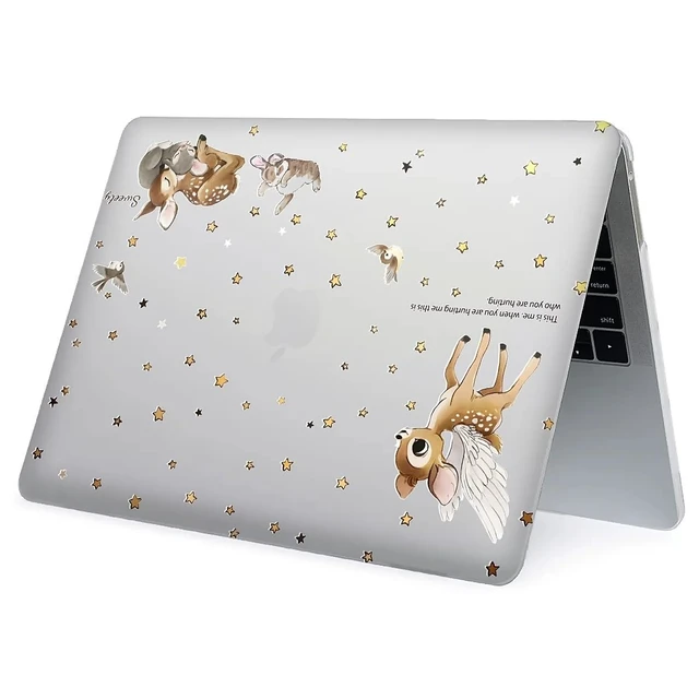 Alt view image 2 of 5 - Case Compatible with MacBook Air 13 Inch 2022-2018 Release Model A2337 M1 M2 A2681,Art Protector Cover for Air13 Retina Display with Touch ID-Lovely Deer with Wings,13.3 Air(A1932/A2179/A2337)