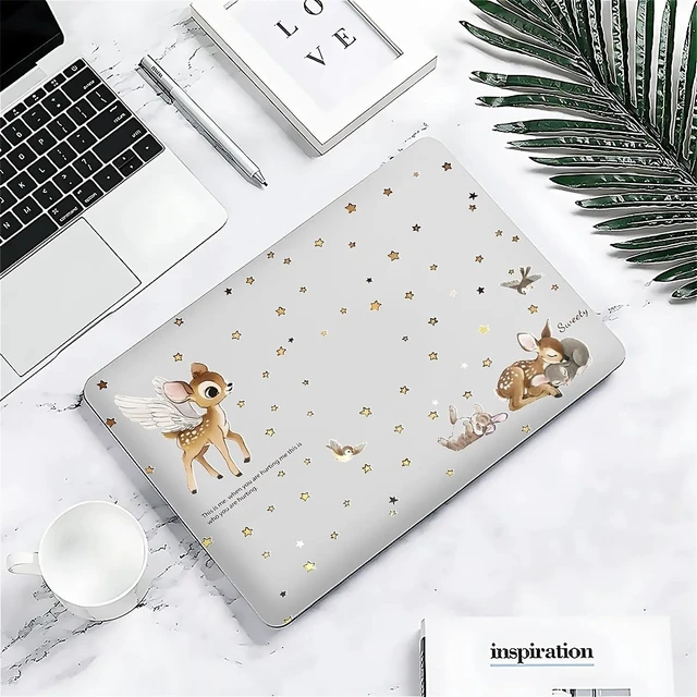 Alt view image 5 of 5 - Case Compatible with MacBook Air 13 Inch 2022-2018 Release Model A2337 M1 M2 A2681,Art Protector Cover for Air13 Retina Display with Touch ID-Lovely Deer with Wings,13.3 Air(A1932/A2179/A2337)