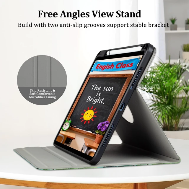 Alt view image 4 of 5 - Lokigo Rotating Case for iPad (A16) 11th Gen 11-Inch, iPad 10th Gen 10.9"