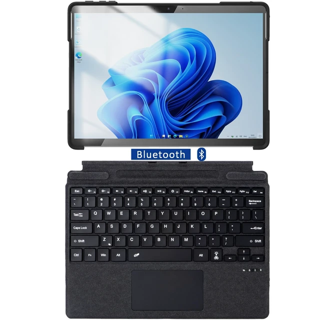 Alt view image 3 of 5 - ZenRich Rugged Case with Keyboard for 13-inch Surface Pro 12th 2026/11/10/9