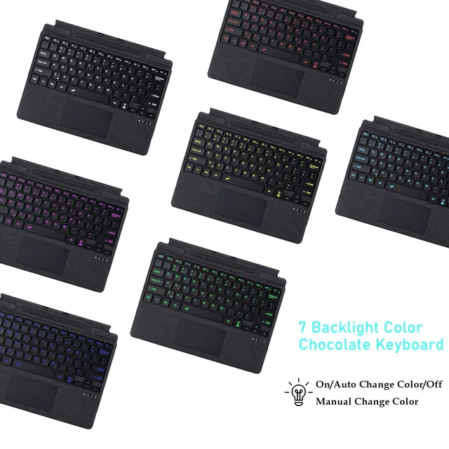 Alt view image 5 of 5 - ZenRich Rugged Case with Keyboard for 13-inch Surface Pro 12th 2026/11/10/9