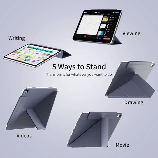 Alt view image 3 of 5 - KVTVOU Case for iPad (A16) 11th/10th Generation (2025/2022, 11/10.9 Inch)