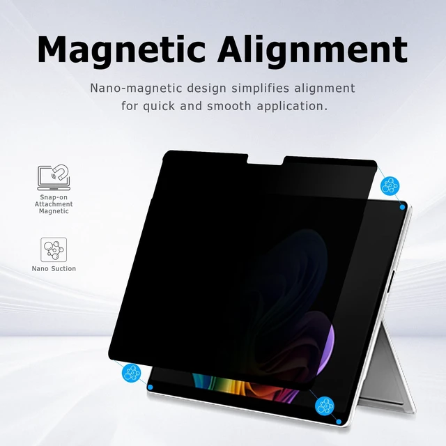 Alt view image 2 of 5 - Adeway Magnetic Privacy Screen for Surface Pro 11 13"