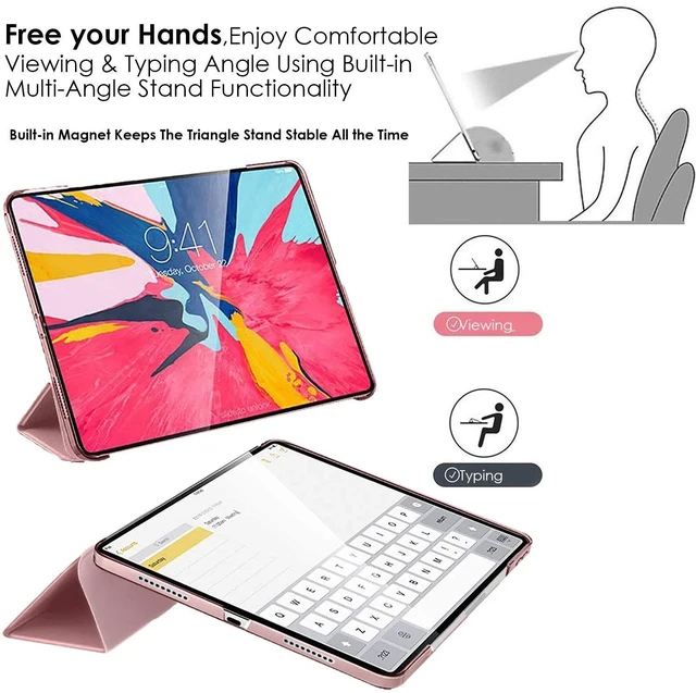 Alt view image 4 of 5 - DuraSafe iPad 10.9 inch 10th Generation 2022 Case A2696 MPQ13LL/A MPQ33LL/A MPQ03LL/A MPQ23LL/A A2757 A2777 MPQ93LL/A MPQC3LL/A MPQ83LL/A MPQA3LL/A MQ6K3LL/A MQ6L3LL/A - Rose Gold