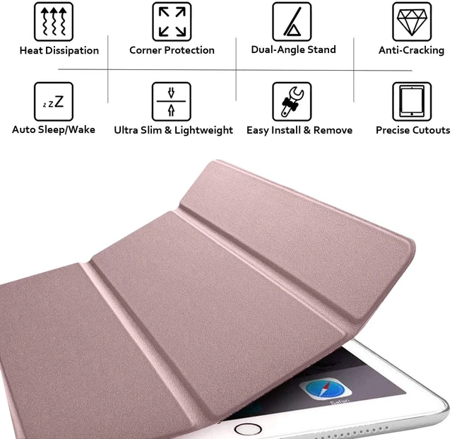 Alt view image 5 of 5 - DuraSafe iPad 10.9 inch 10th Generation 2022 Case A2696 MPQ13LL/A MPQ33LL/A MPQ03LL/A MPQ23LL/A A2757 A2777 MPQ93LL/A MPQC3LL/A MPQ83LL/A MPQA3LL/A MQ6K3LL/A MQ6L3LL/A - Rose Gold