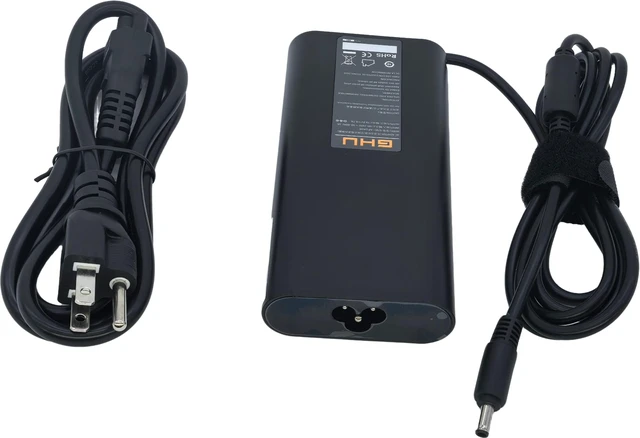Alt view image 2 of 5 - New GHU 130W Tip 4.5mm AC Charger Adapter Compatible with Dell XPS 15 9530 9550 9560 9570 Laptop and M3800 5510 5520 5530 Replace for 6TTY6 V363H 9TXK7 TX73F 332-1829 HA130PM130 DA130PM130