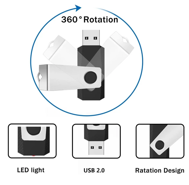 Alt view image 4 of 5 - 16GB Flash Drive 20 Pack, Wooolken USB 2.0 Thumb Drives Memory Stick
