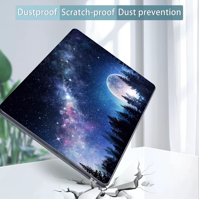 Alt view image 5 of 5 - Tuiklol for MacBook Air 13 inch Case M5 2026 M4 2025 M3 2024 M2 2022 Release Model A3449 A3240 A3113 A2681,Plastic Hard Shell Cover for MacBook Air 13.6 with Touch ID, Moonlight