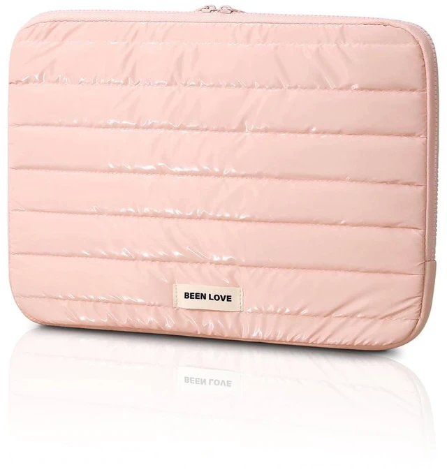 Main image of Teryeefi Laptop Sleeve Bag 13-14 Inch, Fashion Waterproof Soft Laptop Sleeve Case for MacBook Air Pro 13 14 inch, iPad Pro 12.9 Air 13, Dell, Asus, HP for Women Girls - Pink