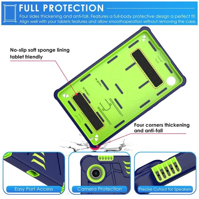 Alt view image 3 of 5 - DETUOSI Shockproof Case for Samsung Galaxy Tab A11+ Plus / A9+ 11 Inch