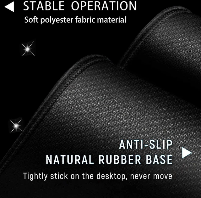 Alt view image 3 of 5 - Large Gaming Mouse Pad+ Keyboard Wrist Rest Set, Ergonomics Memory Foam Mouse Mat Wrist Rest Support, Waterproof Extended Mousepad 31.5x11.8in, African American Women Black Girl Desk Pad