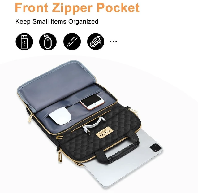 Alt view image 4 of 5 - MOSISO 12.9 inch Tablet Sleeve Bag for iPad Pro 13 M4&iPad Air 13 M3 M2