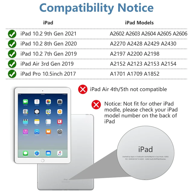 Alt view image 2 of 5 - TaIYanG Keyboard Case for iPad 9th Gen, Detachable Bluetooth Keyboard