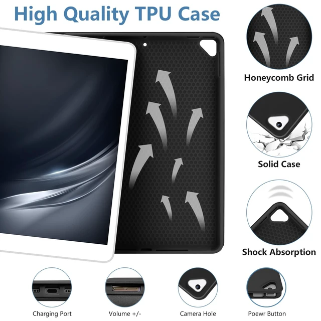 Alt view image 3 of 5 - TaIYanG Keyboard Case for iPad 9th Gen, Detachable Bluetooth Keyboard