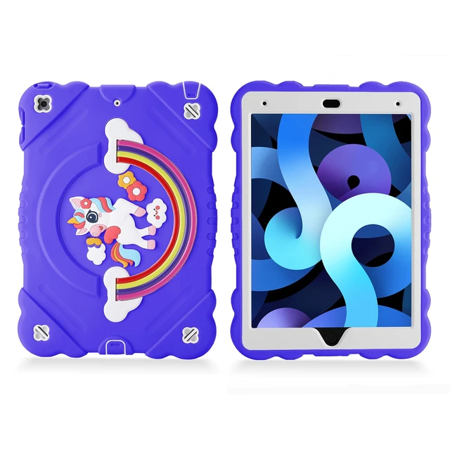Alt view image 2 of 5 - XZC Kids Case for iPad 9th/8th/7th Gen 10.2 inch, Purple