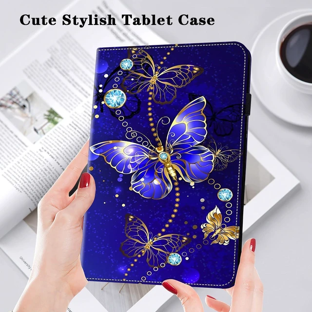 Alt view image 4 of 5 - VODEFOX Case for Kindle Fire Max 11 Case (13th Generation, 2023 Release) 11", PU Leather Folio Stand Cover for Fire Max 11 Tablet - Diamond Butterfly