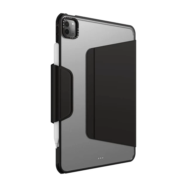 Alt view image 3 of 4 - CASETiFY Impact Folio Case for iPad Pro 12.9" (3rd/4th/5th/6th Gen) - Sweetheart Mix by Foxy Illustrations - Clear Black