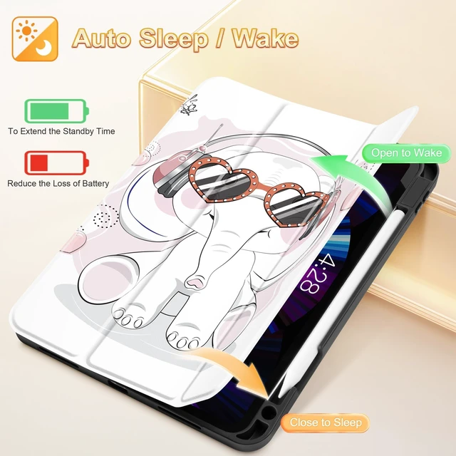 Alt view image 3 of 5 - Tuiklol for iPad Pro 11 Inch 4th / 3rd / 2nd / 1st Gen Case 2022 2021 2020