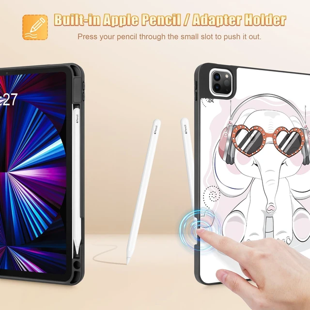 Alt view image 5 of 5 - Tuiklol for iPad Pro 11 Inch 4th / 3rd / 2nd / 1st Gen Case 2022 2021 2020