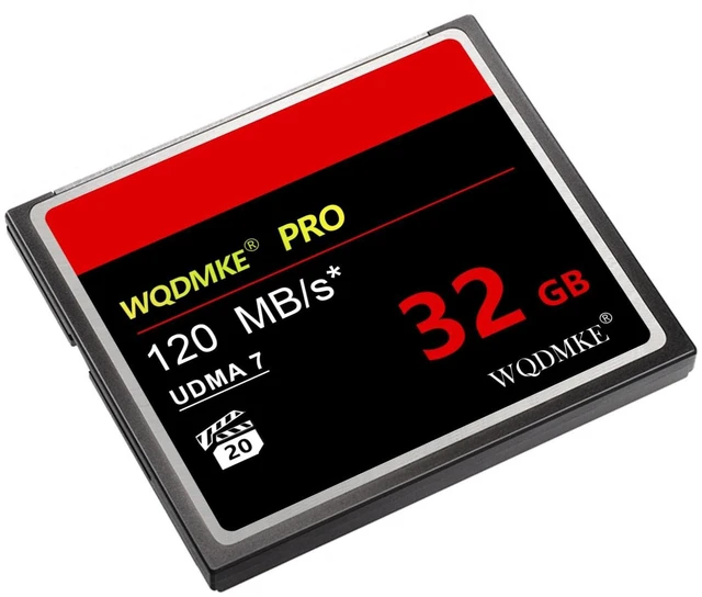 Alt view image 3 of 5 - WQDMKE CF Memory Card 32GB UDMA Speed Up to 120MB/s Camera Cards