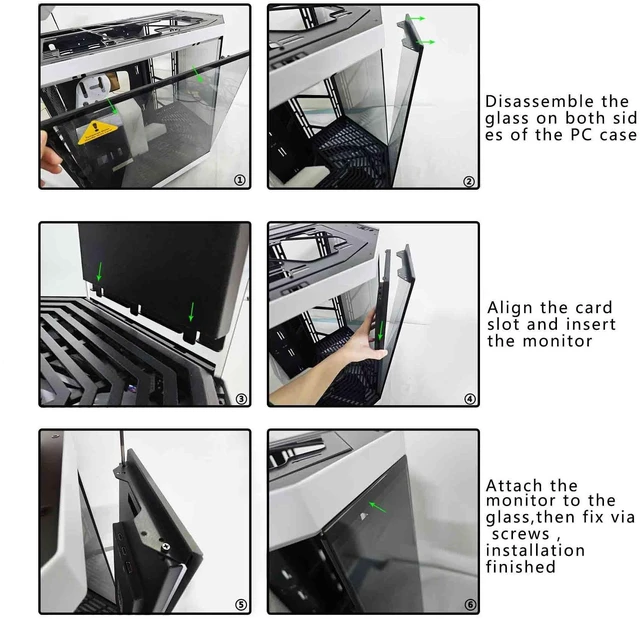 Alt view image 3 of 5 - VSDISPLAY 14.5'' 2560x720 Touch Monitor with Mini H/D/USB-C Input,White