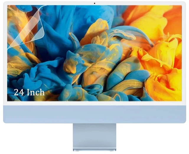 Main image of i-Tensodo 2 Pack iMac 24 Inch Anti Glare Matte Computer Screen Protector For 2024/2023/2021 iMac All-in-One Desktop Computer With M4/M3/M1 Chip, Eye Protection Anti Glare Filter