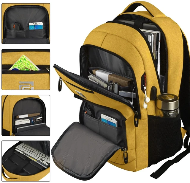 Alt view image 2 of 5 - Volher Laptop Backpack,Business Travel Anti Theft Slim College Backpack