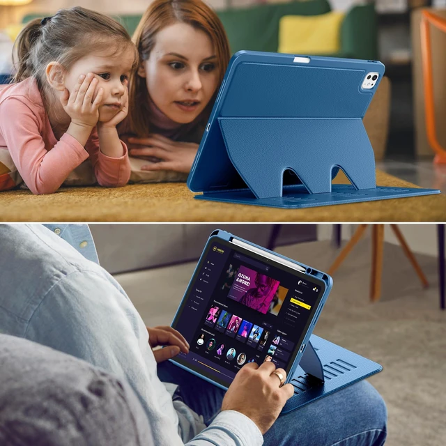 Alt view image 2 of 5 - VIKESI Case for iPad iPad Pro 13-inch M5 or M4 Released in 2025 or 2024
