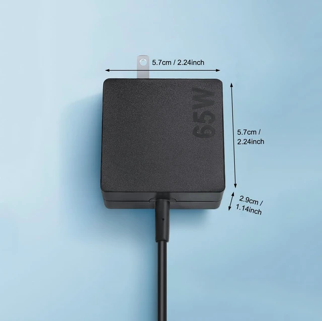 Alt view image 3 of 5 - 65W 45W USB C Charger Compatible with Acer Swift 3 5 Chromebook Spin 514 714 Spin 3 5 Chromebook Plus 515 Swift Edge 65W Power Cord W21-065N2A W21-065N2D Nitro Blaze 7 Charger