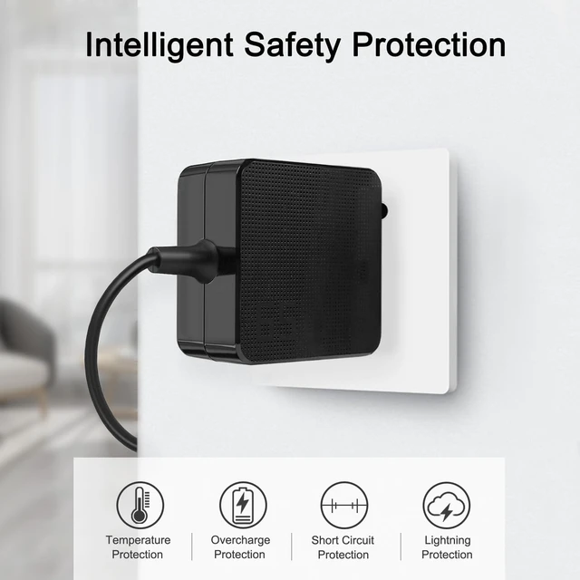 Alt view image 5 of 5 - 65W 45W USB C Charger Compatible with Acer Swift 3 5 Chromebook Spin 514 714 Spin 3 5 Chromebook Plus 515 Swift Edge 65W Power Cord W21-065N2A W21-065N2D Nitro Blaze 7 Charger