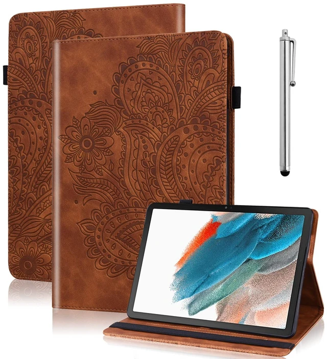 Main image of VODEFOX Case for Fire HD 8 / Fire HD 8 Plus (12th/10th Generation,2024/2022/2020),Folio Stand PU Leather Wallet Shockproof Cover with Card Slots for Fire HD 8 Tablet 8 Inch - Brown