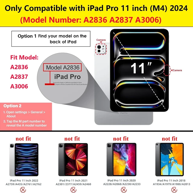 Alt view image 2 of 5 - UUcovers Crossbody Handbag Case for iPad Pro 11 inch M4 2024 (Model: A2836 A2837 A3006) with Pencil Holder/Shoulder Strap/Hand Strap/Pockets, Stand PU Leather Carrying Magnetic Wallet Cover, Blue