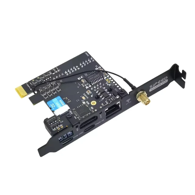 Alt view image 4 of 5 - Sipeed NanoKVM-PCIe IP-KVM Remote Control Operations Maintenance Server, DDR3 RISC-V Linux Development Board, 1TOPS NPU 1GHz SG2002 RISC-V CPU, HDMI USB 100M Network Port (NanoKVM-PCIe ETH+WiFi)