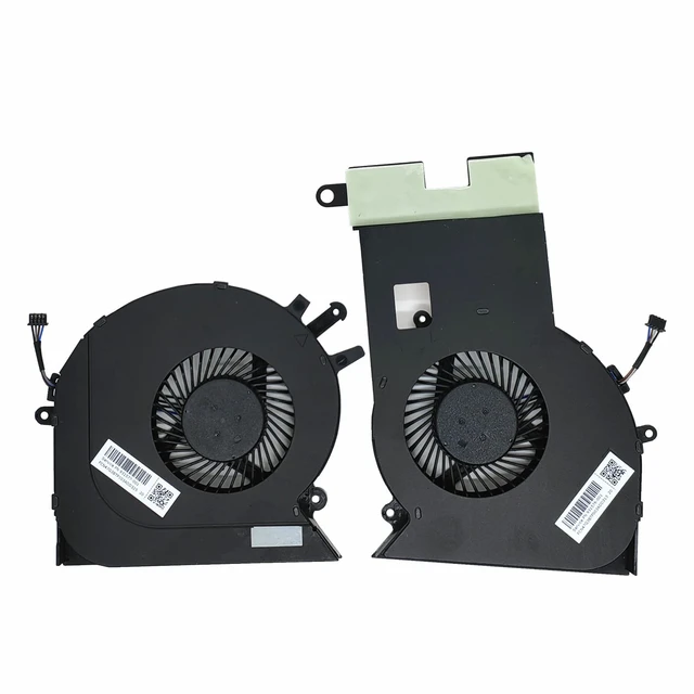 Alt view image 2 of 5 - ZHAWULEEFB Replacement New CPU+GPU Cooling Fan for HP Omen 17.3" 17-an 17-an120nr 17-AN010CA 17-AN012DX 17-AN013TX TPN-Q195 Series 931576-001 931577-001 DC5V 0.5A Fan