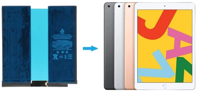 Alt view image 2 of 5 - TTIMORE A2134 Replacement Battery for iPad Air 3 8134mAh 3.79V