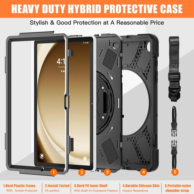 Alt view image 3 of 5 - TSQQST Samsung Galaxy Tab A9+ Plus Case 11 inch 2023 SM-X210/X216/X218 Kids