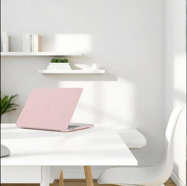 Alt view image 2 of 5 - Se7enline for MacBook Pro 15 inch Case 2016-2019 A1707/A1990,Rose Quartz