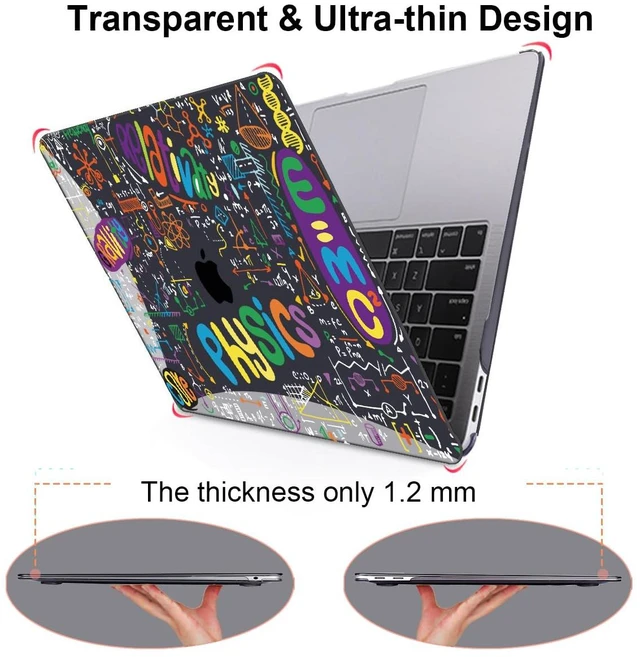 Alt view image 5 of 5 - LCMOCICO Case Compatible with MacBook Pro 13 inch M2 M1 2022 2021-2016 A2338 A2289 A2251 A2159 A1989 A1706,Pattern Plastic Hard Shell Keyboard Cover Screen Film Webcam Cover, Physical Chemistry