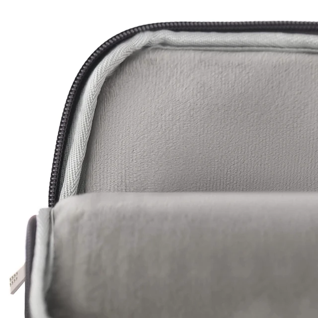 Alt view image 2 of 2 - Teamgee Leather Laptop Sleeve, 15.6" Portable Monitor Carrying Bag, Slim Protective Laptop Case Waterproof Durable for 13-15.6 inch Laptops, Graphite Black