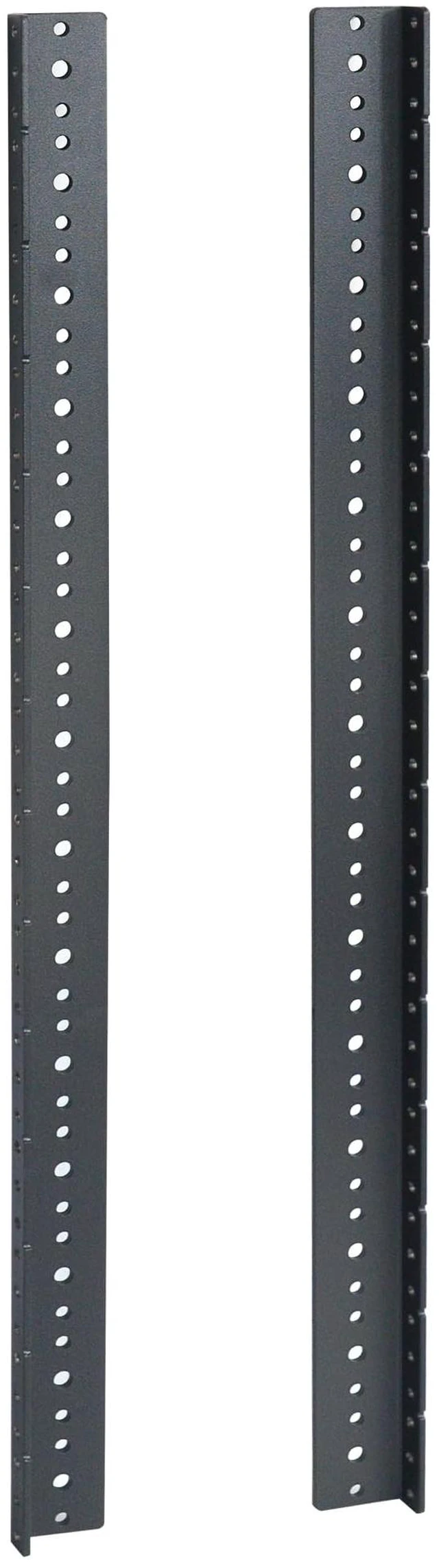 Main image of RIVECO 14U Vertical Rack Rails Kit Heavy Duty Server Rack Mount Rails 2PCS Black